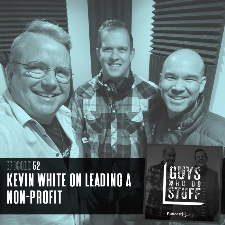 Kevin White of Global Hope India and Brody Smith on the Guys Who Do Stuff Podcast